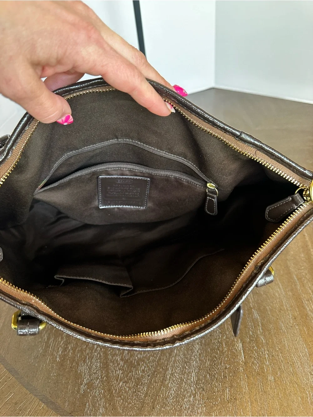 COACH Peyton Signature Pocket Tote